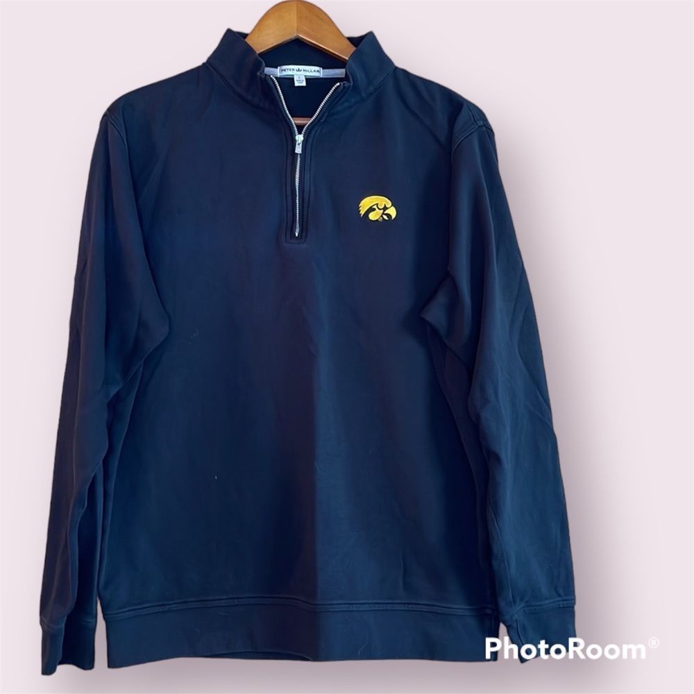 PETER MILLAR Iowa Hawkeye Quarter Zip